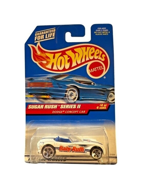 Hot Wheels Other - Die Cast Hot Wheels Sugar Rush Series II Dodge Concept Car Baby Ruth 972 1999